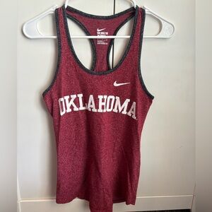 OU University of Oklahoma razorback Nike red top